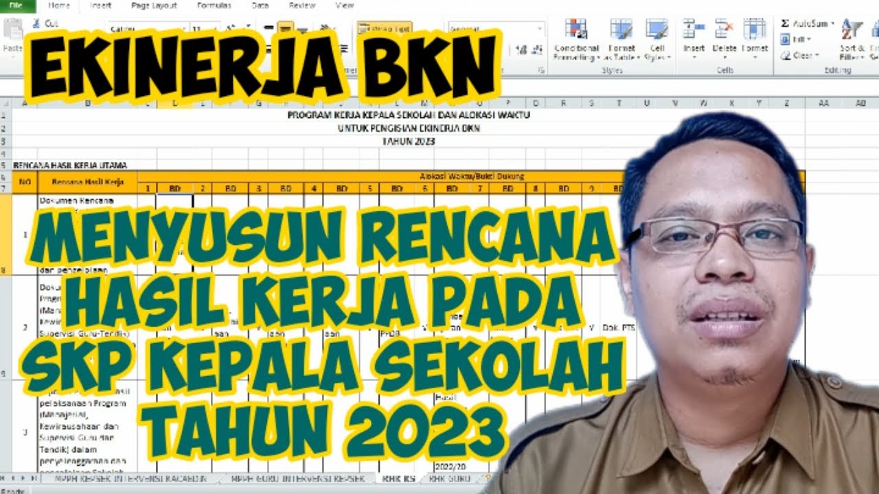 Menyusun Rencana Hasil Kerja untuk SKP Kepala sekolah Tahun 2023 Di