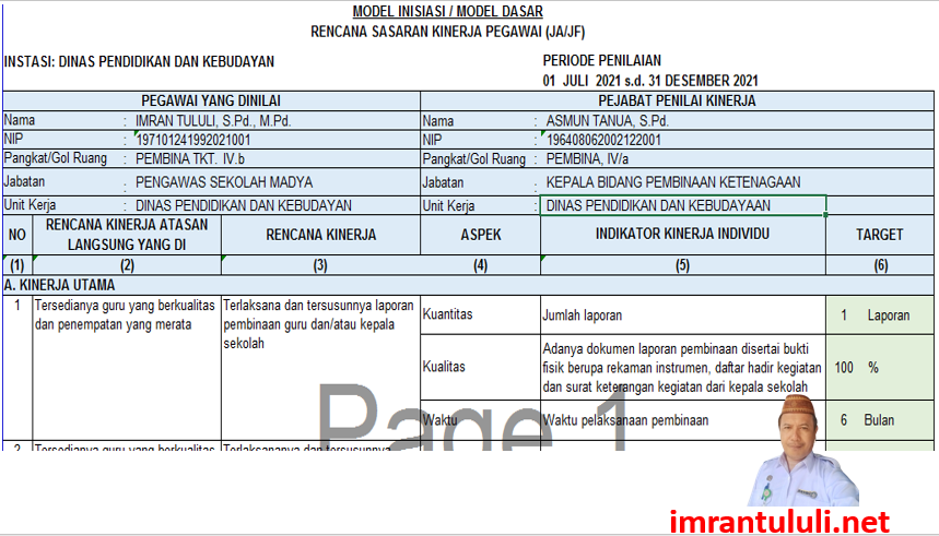 Ppt Contoh Penyusunan Dan Penilaian Skp Untuk Guru Mata Pelajaran | Hot