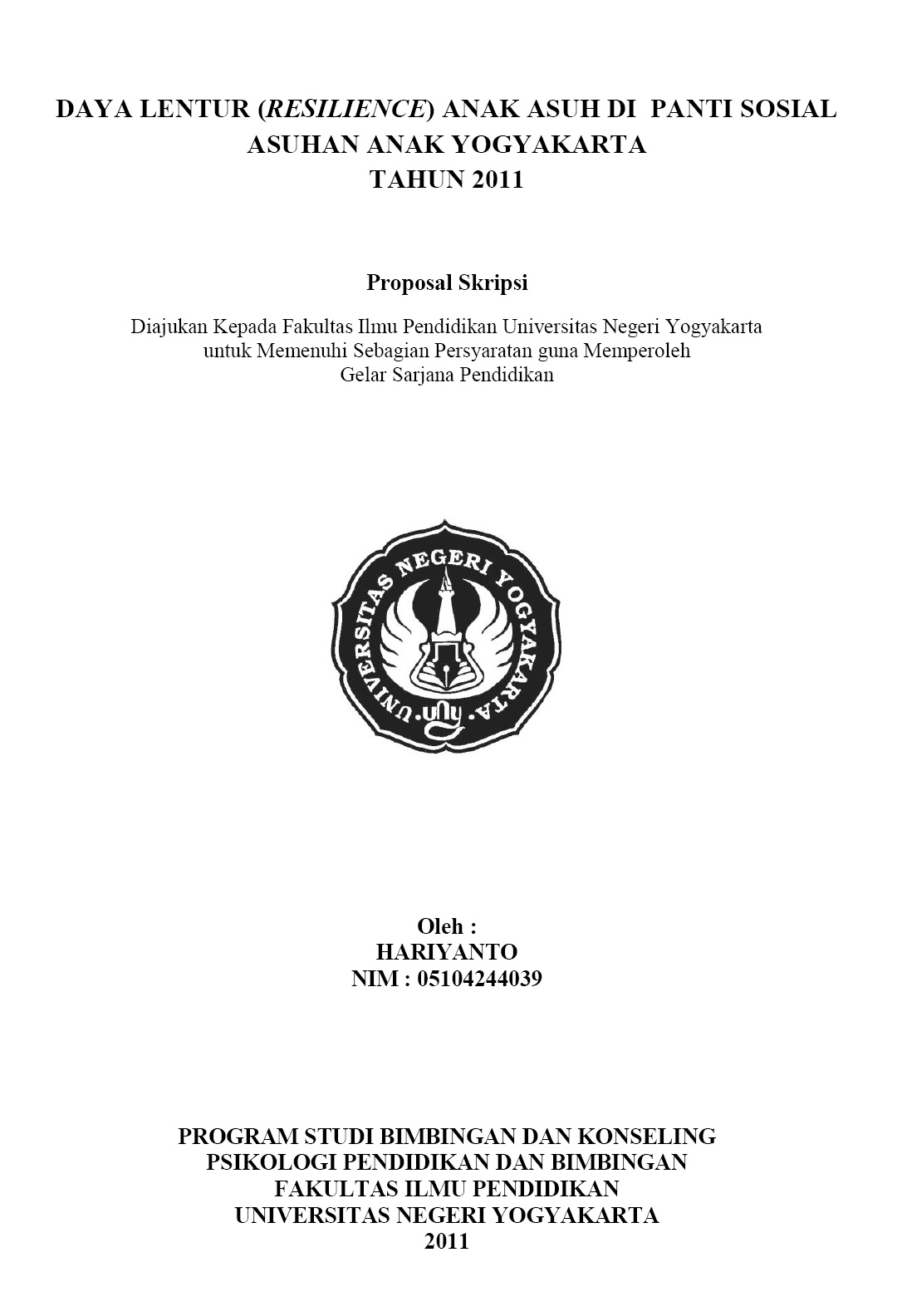 Contoh Proposal Skripsi Ptk Pendidikan Bahasa Inggris