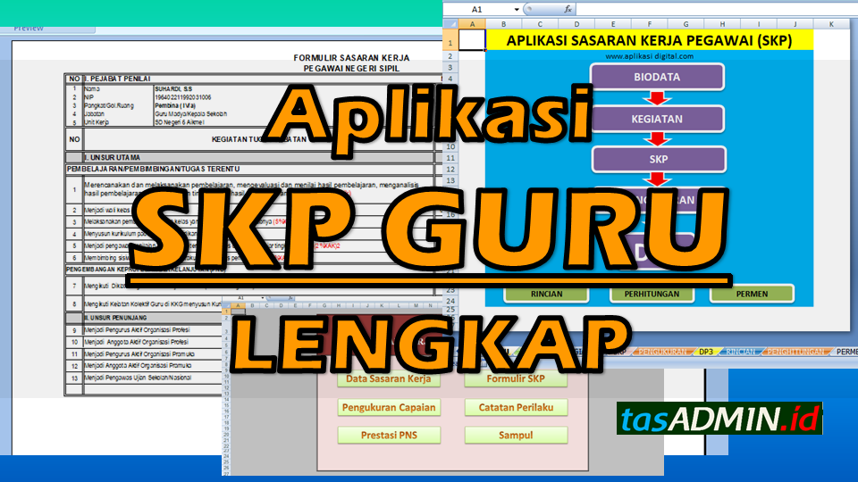 Aplikasi Skp Guru 2020 Excel | Hutomo