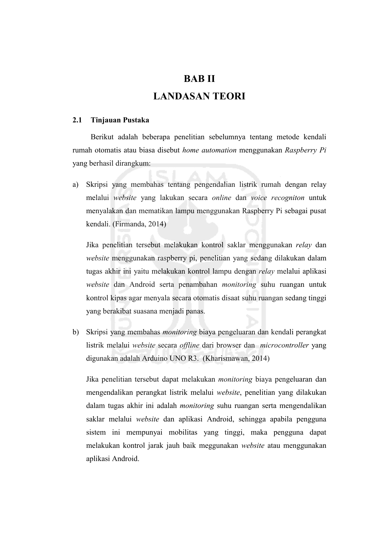 Contoh Landasan Teori Proposal – Tulisan