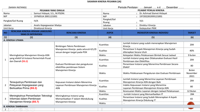 Tata Cara Pengisian Skp 2021 - IMAGESEE