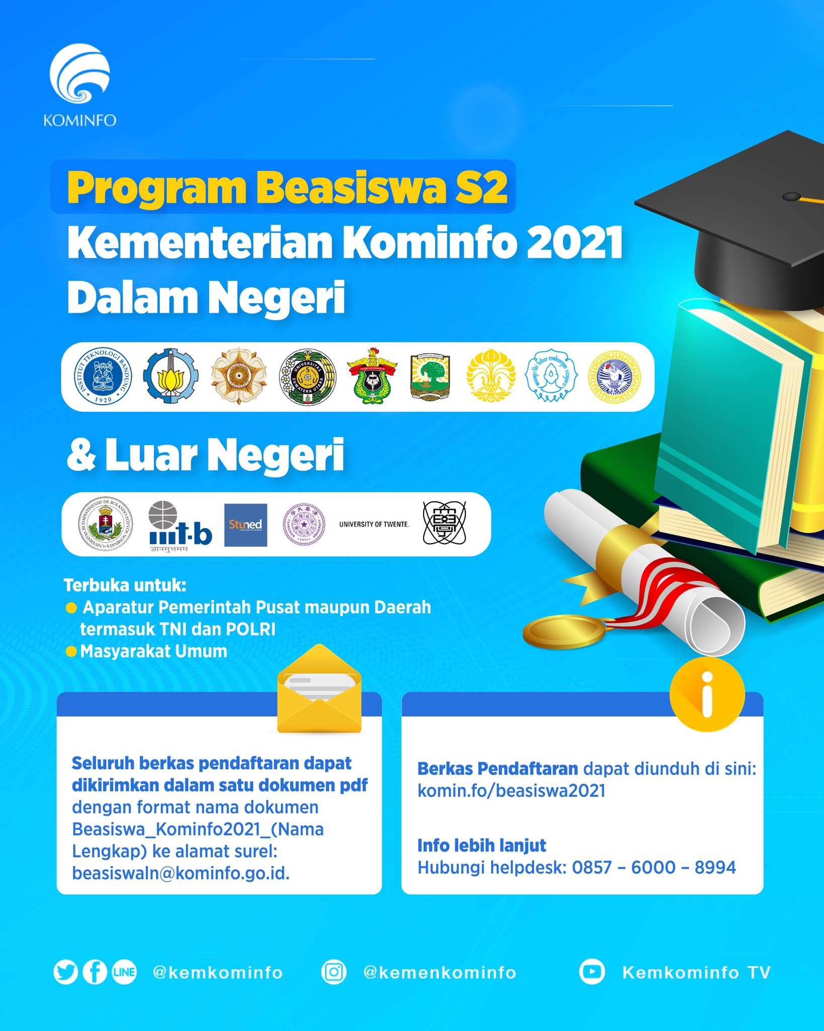 Jadwal dan Persyaratan Pendaftaran Program Beasiswa S2 Dalam dan Luar