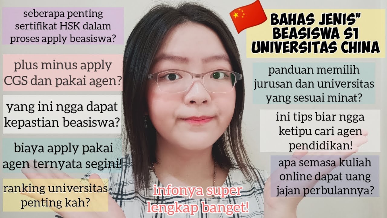 MAU APPLY BEASISWA S1 KULIAH DI CHINA? HARUS TAU INFO-INFO INI DULU