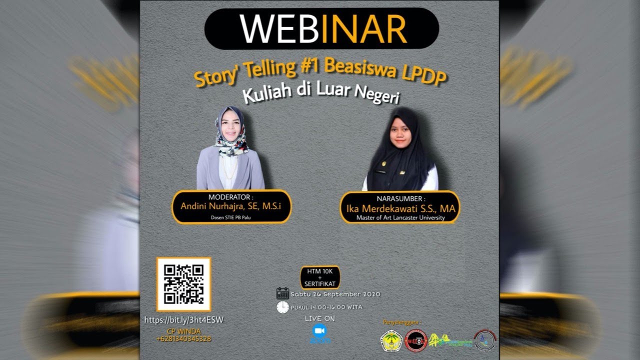 WEBINAR BEASISWA LPDP LUAR NEGERI - YouTube